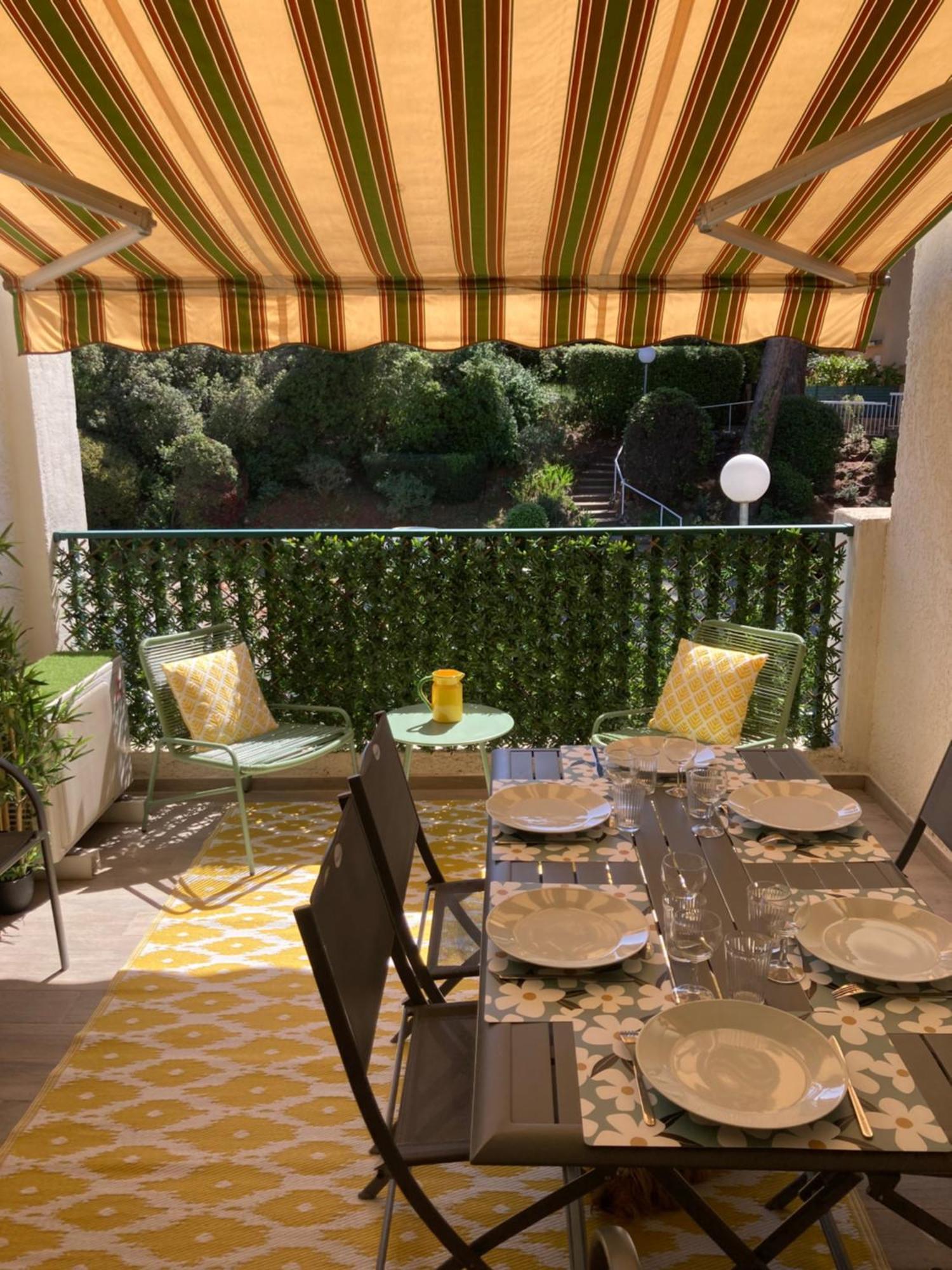 Studio 110 Grande Terrasse Proche Mer Bandol Exteriör bild