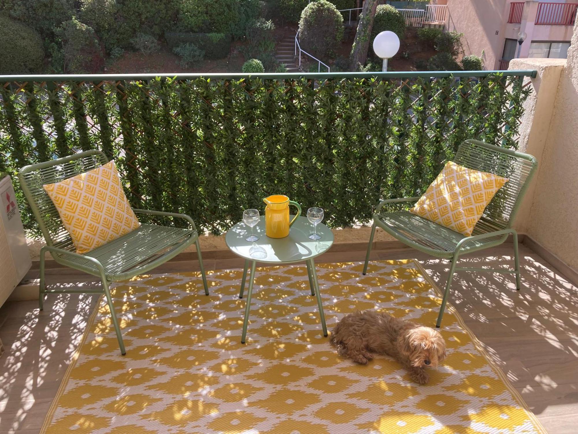 Studio 110 Grande Terrasse Proche Mer Bandol Exteriör bild